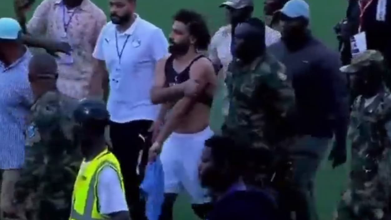 Mohamed Salah lors de Sierra Leone-Égypte, le 19 novembre 2023 au Liberia