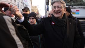 Jean-Luc Mélenchon, à Paris, le 21 janvier 2023.