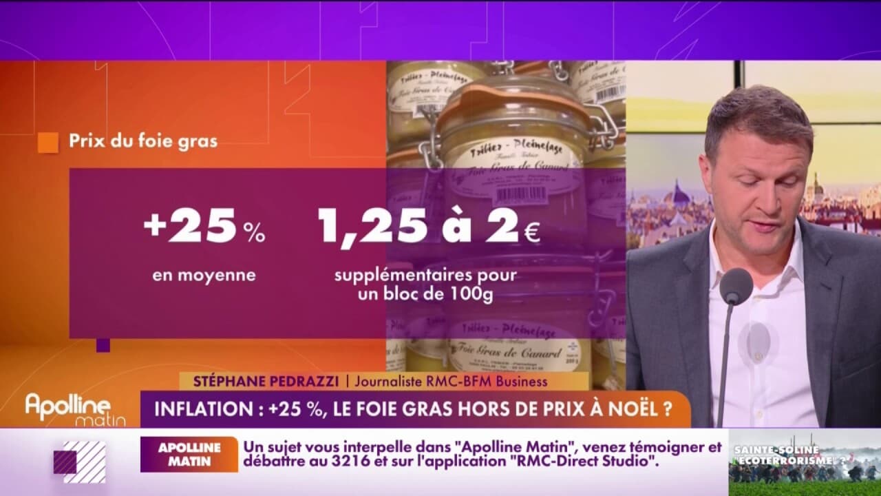 Inflation +25, le foie gras hors de prix à Noël?
