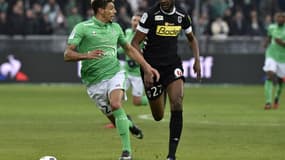 Kévin Malcuit au duel avec Ferebory Doré
