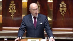 Bernard Cazeneuve ce mardi 13 décembre lors de son discours de politique générale.