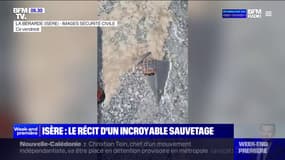 "Il y avait juste un morceau de toit qui dépassait des gravats": un CRS raconte l'incroyable sauvetage d'un couple de personnes âgées en Isère