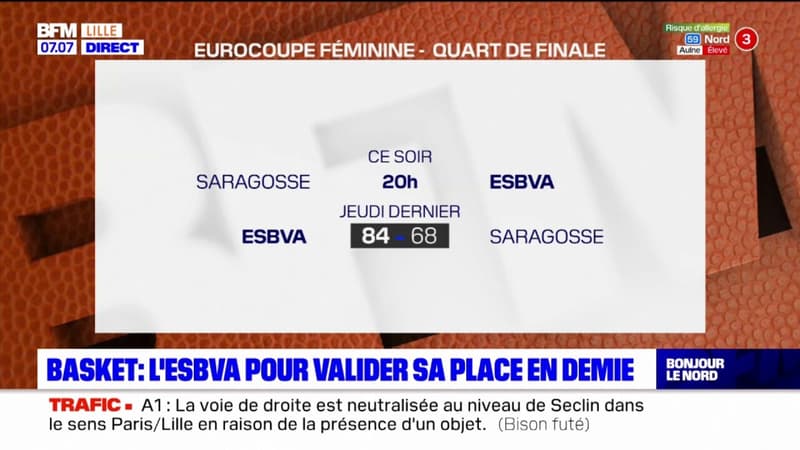 Basket: l'ESBVA pour valider sa place en demi-finale