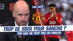 Manchester United : 	Trop de Xbox pour Sancho ? Ten Hag ne parle pas "des joueurs indisponibles"