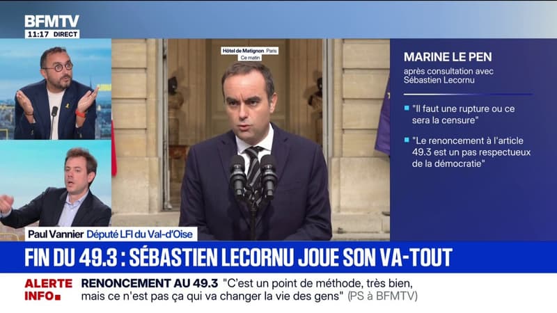 Budget: "L'ensemble des mesures annoncÃ©es par monsieur Lecornu s'inscrivent parfaitement dans la...