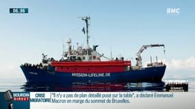 "On a peur de ne pas trouver de solutions": comme l'Aquarius, le Lifeline est bloqué en mer avec 239 migrants