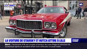 Lille: la voiture de Starsky et Hutch a fait le show ce jeudi pour le festival Séries Mania