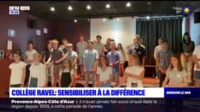 Toulon: un collège sensibilise ses élèves à l'acceptation de la différence