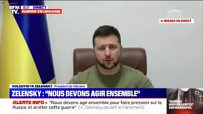 Volodymyr Zelensky face aux parlementaires français: "Nous avons besoin de plus de soutien"