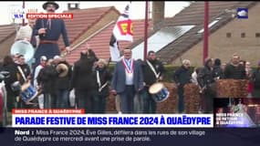 Miss France 2024: la pluie s'est invitée dans ce défilé d'Ève Gilles à Quaëdypre