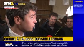 Gabriel Attal dans l'Orne: "Nous ne sommes pas favorables à la signature du Mercosur en l'état"