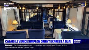 Calais: le Venice Simplon Orient Express a fait escale à la gare jeudi