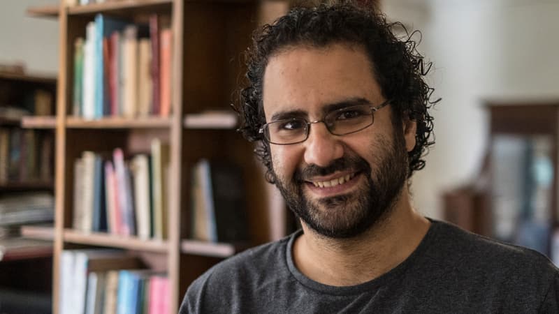 L'opposant égyptien Alaa Abdel Fattah au Caire le 17 mai 2019