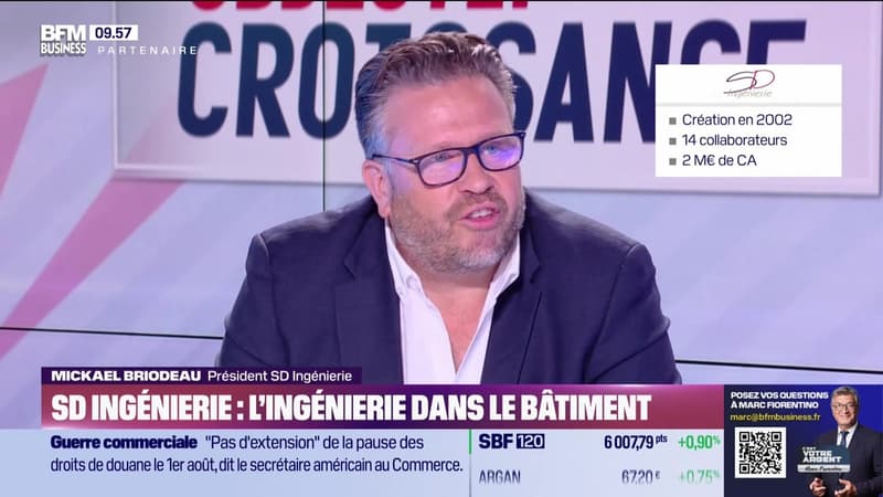 Mickael Briodeau (SD ingénierie): SD ingénierie, l'ingénierie dans le bâtiment - 28/07