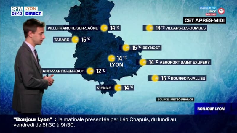 Météo Rhône: un soleil omniprésent pour cette journée de jeudi, 14°C à Lyon, 15°C à Tarare