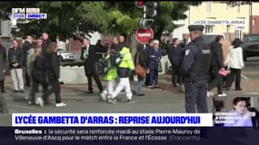 Enseignant tué à Arras: les cours reprennent au lycée Gambetta