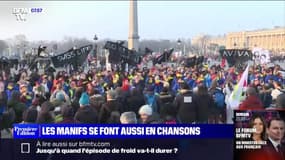 Les manifs se font aussi en chansons - 18/01