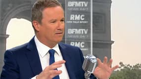 Nicolas Dupont-Aignan à l'émission Bourdin direct mardi 7 juin sur RMC/BFMTV.