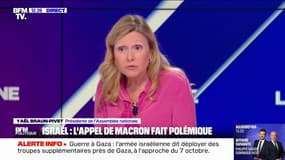 "Israël doit être en capacité, en pleine capacité de se défendre", Yaël Braun-Pivet, présidente de l'Assemblée nationale
