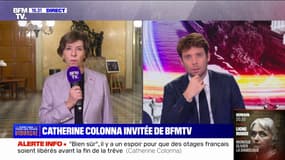 Otages français du Hamas: "Nous travaillons sans relâche" à leur libération, affirme Catherine Colonna