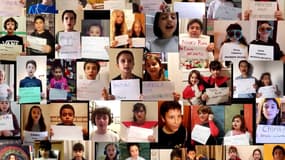 700 enfants chantent en choeur face eau coronavirus