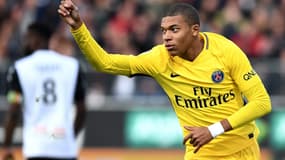 Kylian Mbappé, buteur face à Angers