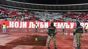 Les supporters de l'Etoile Rouge de Belgrade