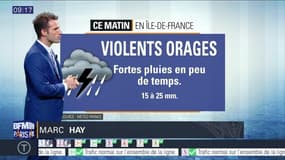 Météo Paris Île-de-France du 10 juillet: Fortes pluies et orages pour cette matinée