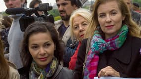 Saïda Jawad et Valérie Trierweiler le 13 mai 2014 à Paris.