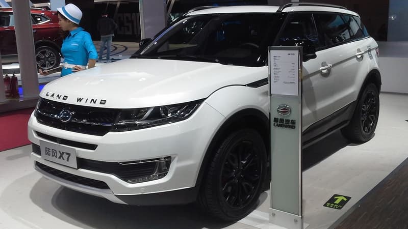 Jaguar Land Rover ne compte pas laisser impunément la marque Land Wind continuer à vendre son SUV X7 en Chine,