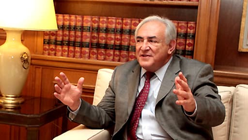 Dominique Strauss-Kahn en 2010, alors qu'il dirigeait encore le Fonds monétaire international.