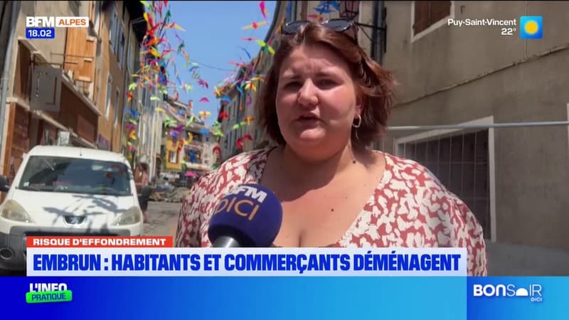 Incendie mortel à Embrun: les commerçants évacués à cause des risques d’effondrement
