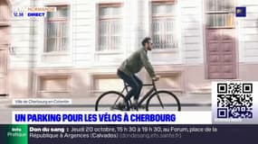 Cherbourg-en-Cotentin: un parking à vélo disponible en centre-ville
