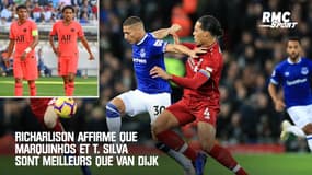 Richarlison affirme que Marquinhos et T. Silva sont meilleurs que Van Dijk