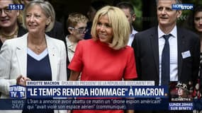 Brigitte Macron estime que "le temps rendra hommage" au président de la République