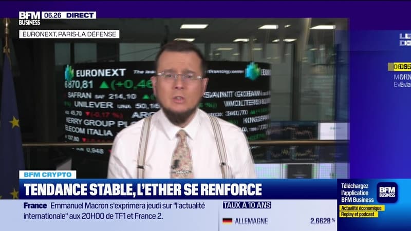 BFM Crypto: Tendance stable, l'Ether se renforce - 03/06