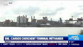 Embouteillages de cargos de GNL devant les terminaux méthaniers