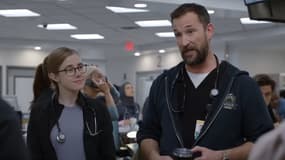 Taylor Dearden et Noah Wyle dans "The Pitt"