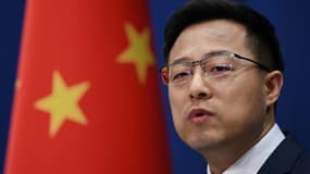 Le porte-parole du ministère chinois des Affaires étrangères, Zhao Lijian, le 8 mars 2021 à Pékin