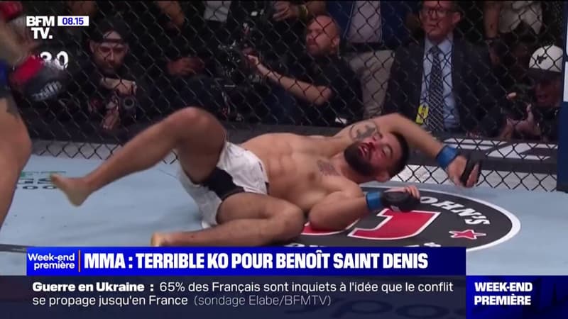 MMA: Benoît Saint Denis battu par KO par la légende Dustin Poirier