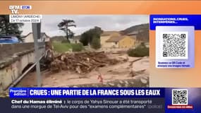 En Ardèche, dans la Loire... Les images impressionnantes des torrents de boue dans les rues