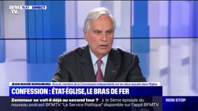 Me Burguburu, membre de la Commission indépendante des abus sexuels dans l'église: le secret de la confession "connait quelques entorses (...) en cas de maltraitances envers les enfants notamment" 