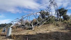 Un pylône s'est effondré dans les Alpes-de-Haute-Provence.