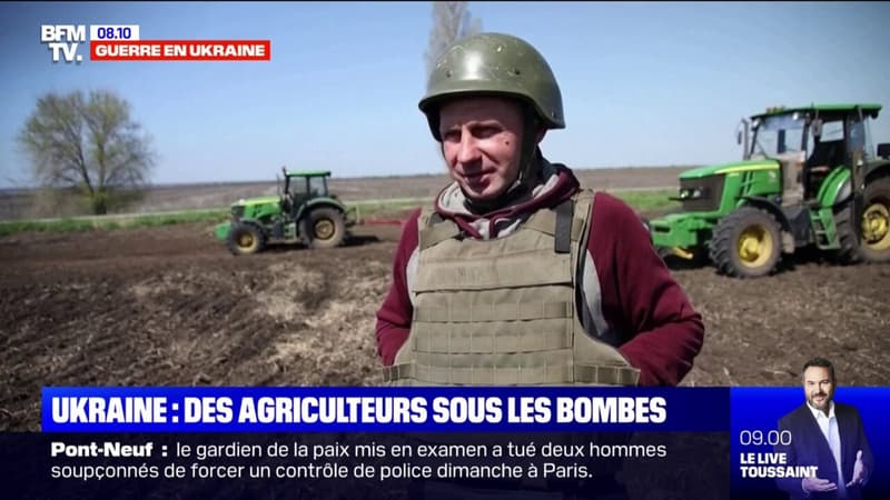Guerre en Ukraine: des agriculteurs sous les bombes continuent leur travail