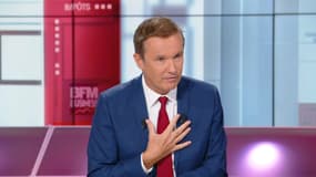 Le député de l'Essonne et président de Debout la France Nicolas Dupont-Aignan, le 20 décembre sur BFM Politique