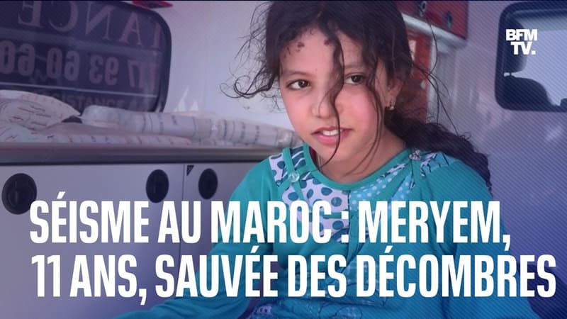 Séisme au Maroc: cette jeune fille de 11 ans a été sauvée après avoir passé 3 jours sous sa maison
