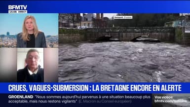 "On a une situation très compliquée": face à la tempête Ingrid en Bretagne, le maire de Pouldreuzic se dit "inquiet pour les jours à venir"
