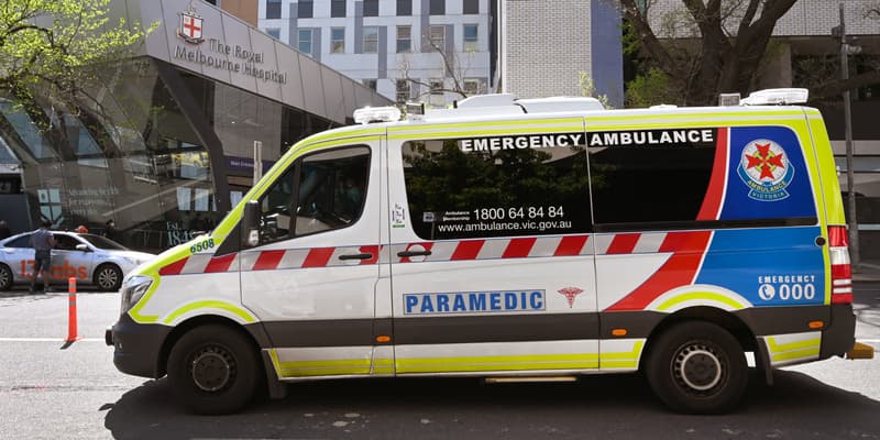 Une ambulance en Australie.