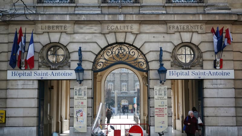 L'hôpital Saint-Antoine, à Paris 