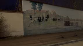 La fresque du demi-millénaire dégradée à Lyon, le 17 mars 2025